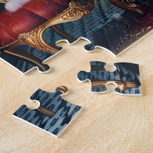 Lady Pirate Bathtub Victorian Nautical Bath Decor Legpuzzel (Zijkant)