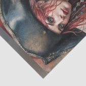 Lady Pirate Captain Decoupage Papier (Detail)