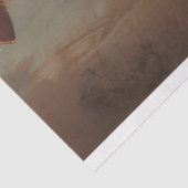 Lady Pirate in Roze Rose Rider Decoupage Tissuepapier (Detail)