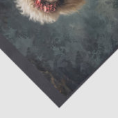 Lady Poodle in elegante adellijke jurk Tissuepapier (Detail)