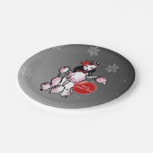 Lady Poodle Papieren Bordje (Gekanteld)