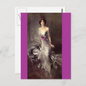 Lady Portrait - Boldini Briefkaart (Voorkant / Achterkant)