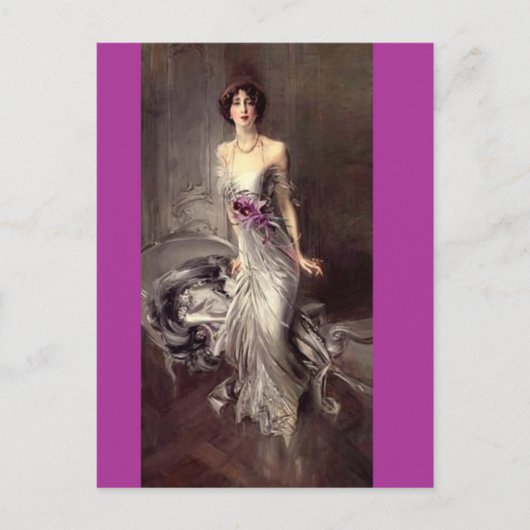 Lady Portrait - Boldini Briefkaart (Voorkant)