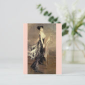 Lady Portrait - Boldini Briefkaart (Staand voorkant)