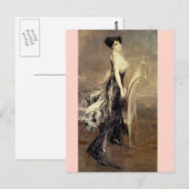 Lady Portrait - Boldini Briefkaart (Voorkant / Achterkant)
