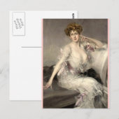 Lady Portrait - Boldini Briefkaart (Voorkant / Achterkant)