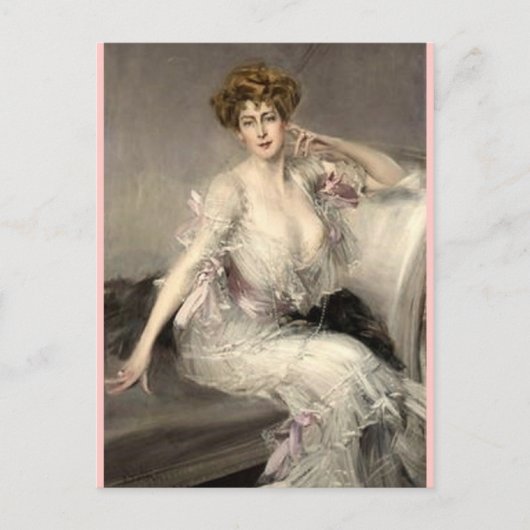 Lady Portrait - Boldini Briefkaart (Voorkant)