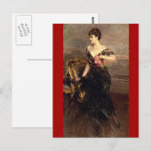  Lady Portrait - Boldini Briefkaart (Voorkant / Achterkant)