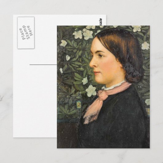 Lady Portrait  Briefkaart (Voorkant / Achterkant)