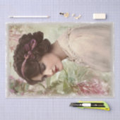  Lady Portrait-ontkoppeling Tissuepapier (Craft)