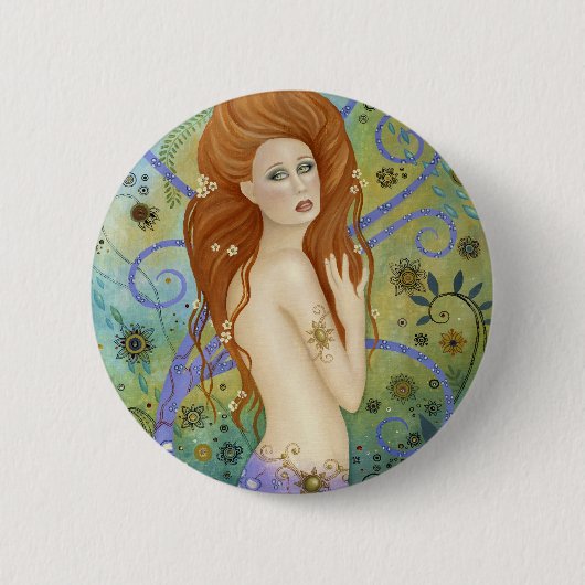 Lady Poseidon Ronde Button 5,7 Cm (Voorkant)
