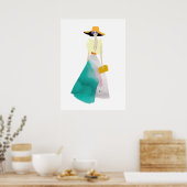 Lady Poster (Keuken)