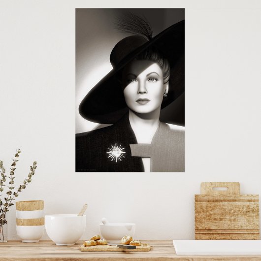 Lady Poster (Keuken)