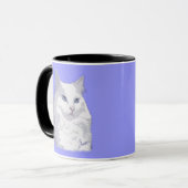 Lady Princess White Cat Mok (Voorkant links)