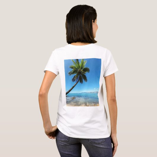 Lady Print T-shirt (Achterkant volledig)