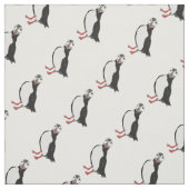 Lady Puffin Fabric Stof (Swatch)