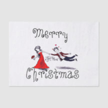 Lady Pulling Man Grappig Huwelijk