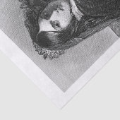 Lady Queen-kunst voor ontkoppeling Tissuepapier (Detail)