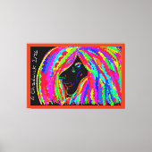 Lady Rainbow Canvas Afdruk (Voorkant)