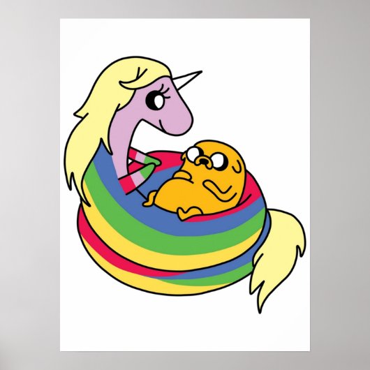 Lady Rainicorn & Jake Poster (Voorkant)