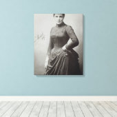 Lady Randolph Churchill Canvas Afdruk (Insitu (Houten vloer))