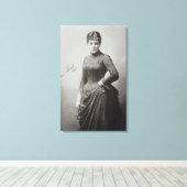 Lady Randolph Churchill Canvas Afdruk (Insitu (Houten vloer))