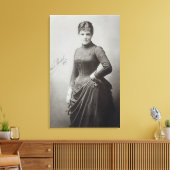 Lady Randolph Churchill Canvas Afdruk (Insitu (Woonkamer))