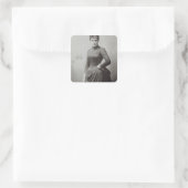 Lady Randolph Churchill Vierkante Sticker (Tas)