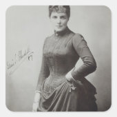 Lady Randolph Churchill Vierkante Sticker (Voorkant)