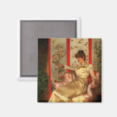 Lady Reading Magneet (Voorkant / Achterkant)