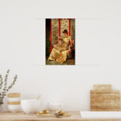 Lady Reading Poster (Keuken)