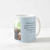 Lady reading, Victoriaans boek quote Koffiemok (Voorkant rechts)