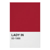 Lady Red Color Song - Volledige breedte