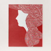 Lady Red Legpuzzel (Verticaal)