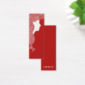 Lady Red Mini Bladwijzer Visitekaartjes (Bureau)