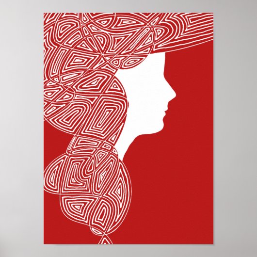 Lady Red Poster (Voorkant)