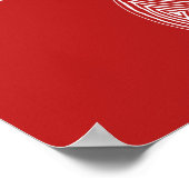 Lady Red Poster (Hoek)