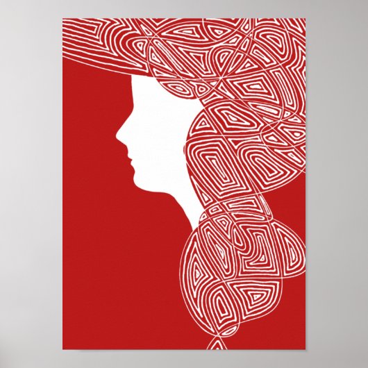 Lady Red Poster (Voorkant)