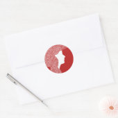 Lady Red Stickers (Envelop)