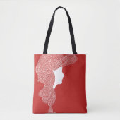 Lady Red Tote Bag (Voorkant)