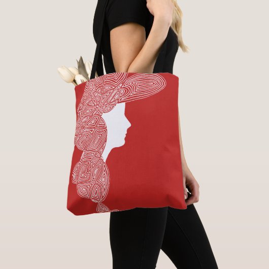 Lady Red Tote Bag (Dichtbij)