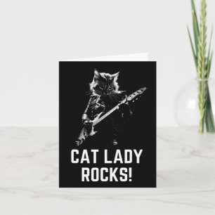 Lady Rocks! Gitaar Dames Madam President Kamala H Kaart