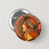 Lady Romantic Ronde Button 5,7 Cm (Voorkant /achterkant)