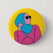 Lady Ronde Button 5,7 Cm (Voorkant)