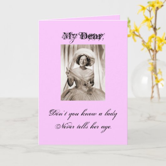 Lady Ronette - Gepersonaliseerd Kaart (Gele Bloem)