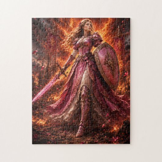 Lady Rosaline Brightshield – Rosefire Bewaker Legpuzzel (Verticaal)