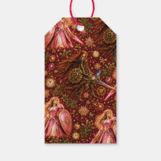 Lady Rosaline & De Klokkentoren Prinses Kerstmis Cadeaulabel