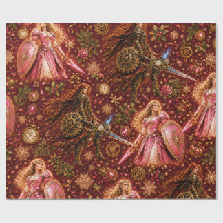 Lady Rosaline & De Klokkentoren Prinses Kerstmis Cadeaupapier