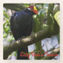 Lady Ross's Turaco Glazen Onderzetter