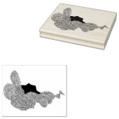 Lady Rubberstempel (Gestempeld)